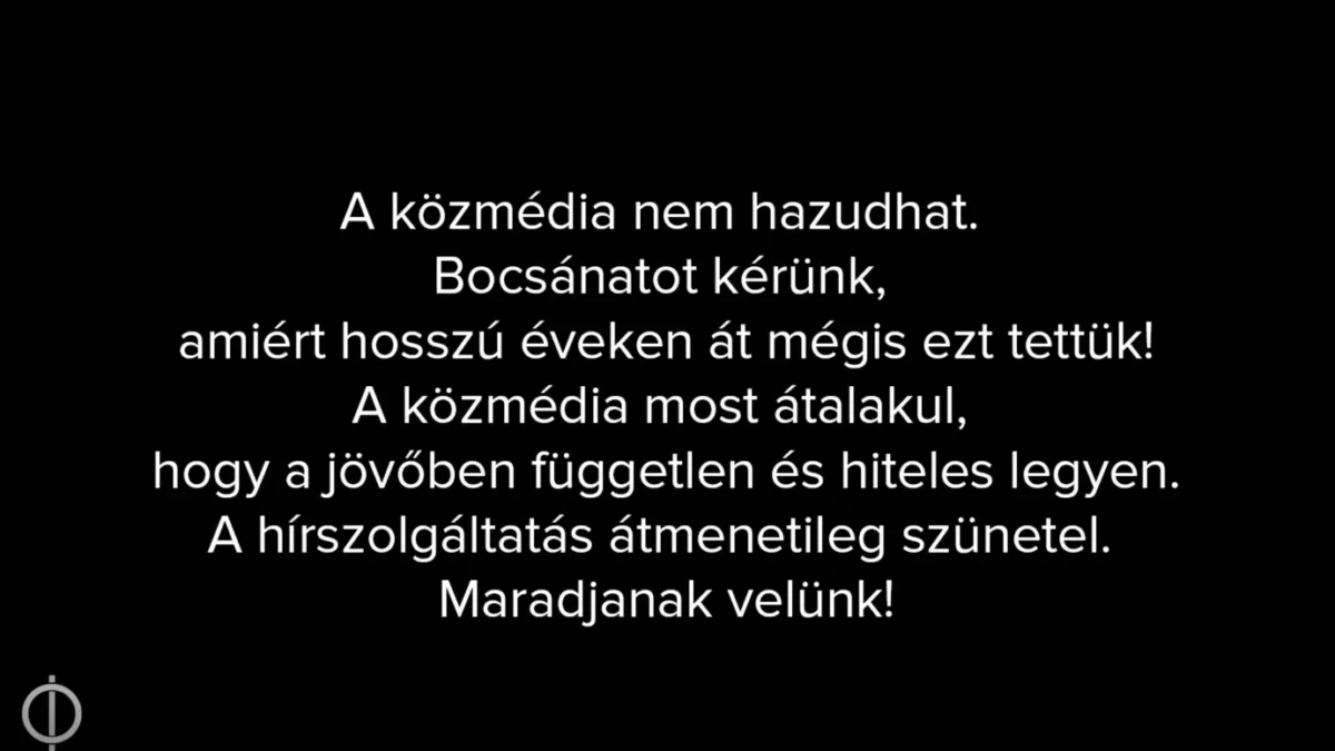 M1 és Hirado.hu adása átmenetileg szünetel, vezetőváltás a közmédiánál